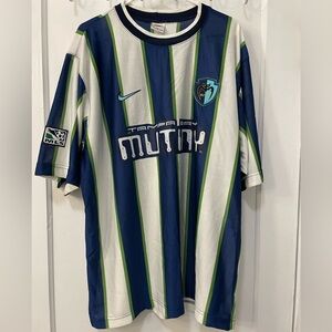 Nike MLS Tampa Bay Mutiny Pro Soccer Jersey RARE Vintage